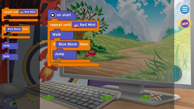 Trình tạo biểu thức của ứng dụng học lập trình cho trẻ em online Tynker