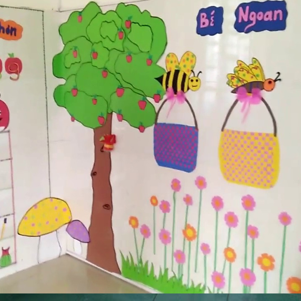Cách trang trí lớp mầm non sáng tạo