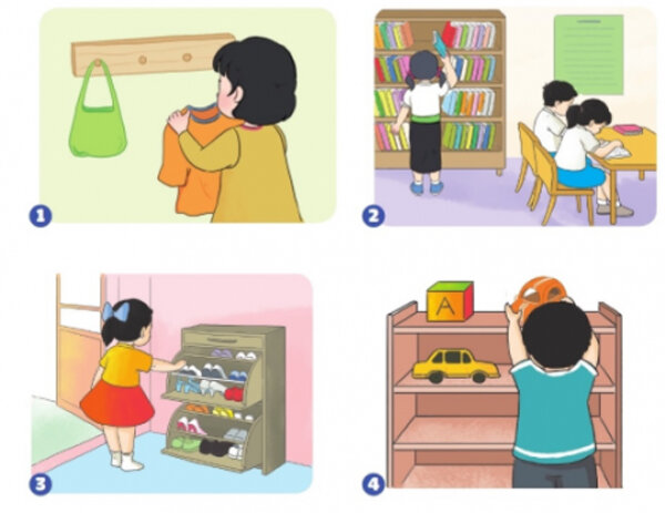 Kỹ năng sống mầm non này sẽ giúp cho các bé biết cách tự chăm sóc bản thân