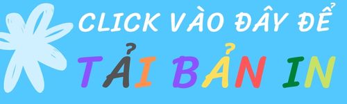 Toán tư duy cho trẻ mầm non - trò chơi xúc xắc - tải bản in