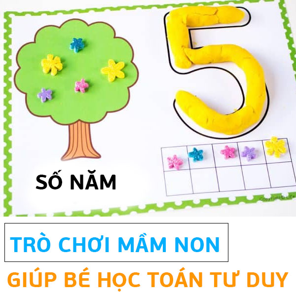 trò chơi dạy toán tư duy cho trẻ mầm non