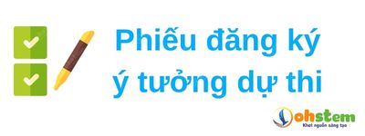 Phiếu đăng ký ý tưởng cuộc thi sáng tạo ở Hòa Bình 2022