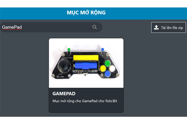 Thi đấu Robocon: Hướng dẫn lập trình GamePad với Yolo:Bit