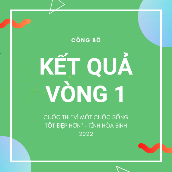 Công bố kết quả vòng 1 cuộc thi Sáng tạo