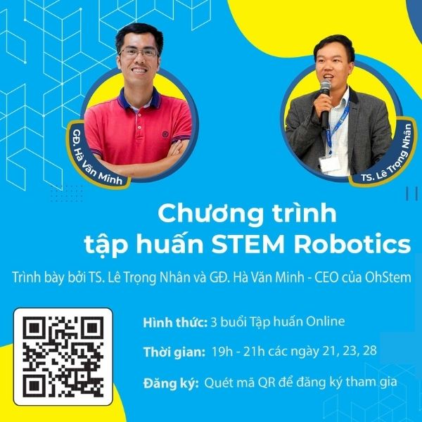Tập huấn STEM về Robotics miễn phí – Tháng 6