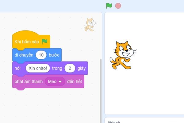 Các khối lệnh Scratch là gì? Ví dụ minh họa