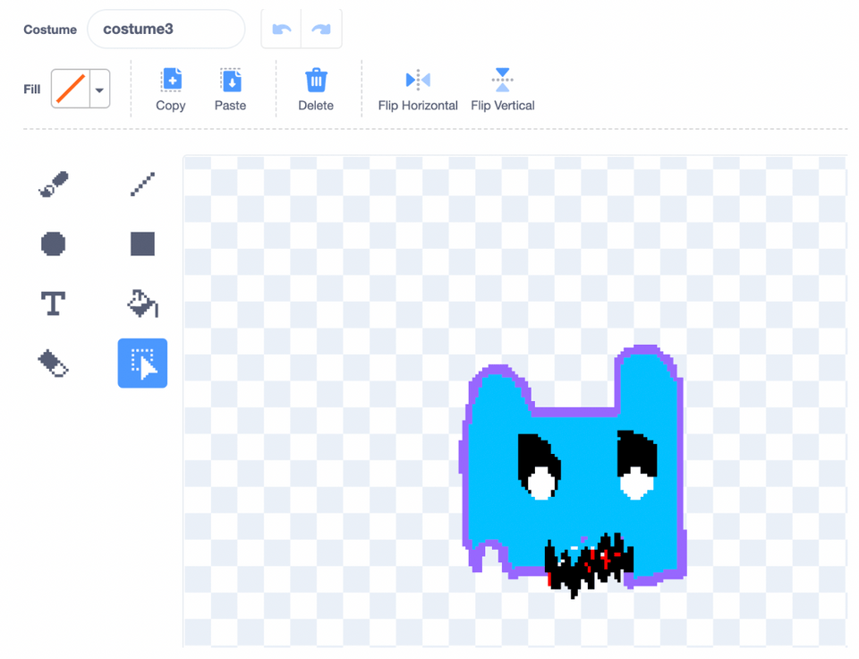 Hướng dẫn lập trình game Scratch - thiết kế quái thú