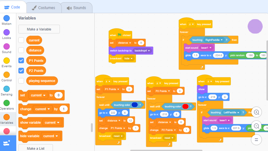 Viết chương trình đầu tiên cho Pong game Scratch