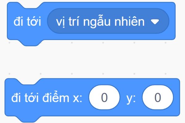 Cách lập trình Scratch với các khối lệnh cơ bản - Khối lệnh đi tới