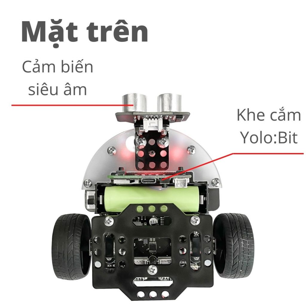 Cảm biến siêu âm trên robot Rover