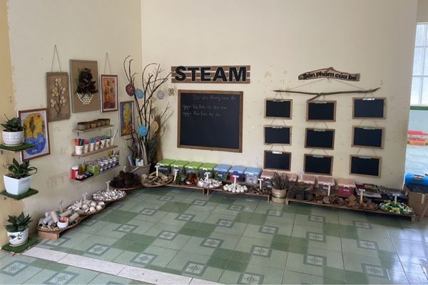 Hướng dẫn cách trang trí lớp học STEM mầm non