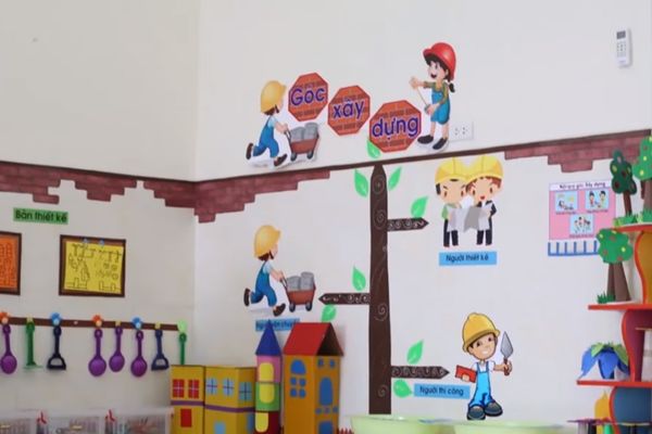 Trang trí lớp học STEM - Bức tường lớp học