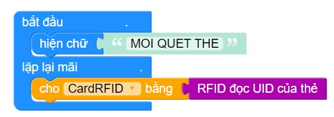 hướng dẫn RFID - Tạo biên CardRFID
