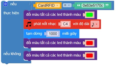 hướng dẫn RFID cùng Yolo:Bit - Chương trình hoàn chỉnh