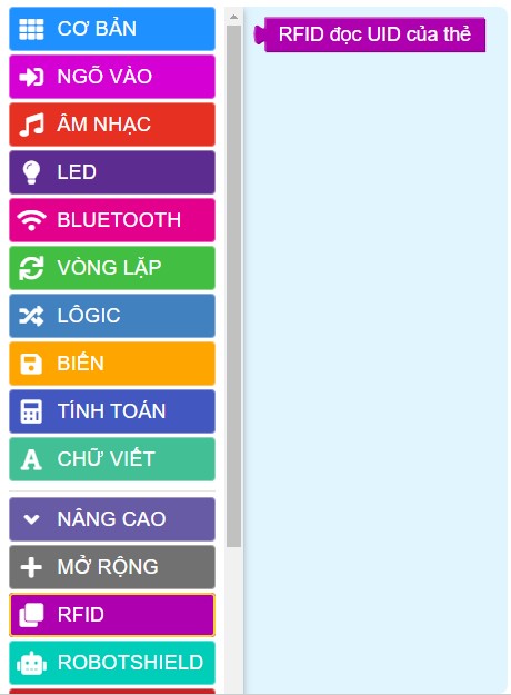 Hướng dẫn RFID cùng Yolo:Bit - Tải thư viện thành công