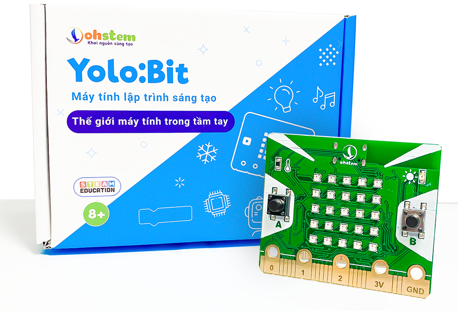 Thiết bị cần dùng cho chủ đề 1:  Lập trình STEM & Công nghệ 4.0 với Yolo:Bit