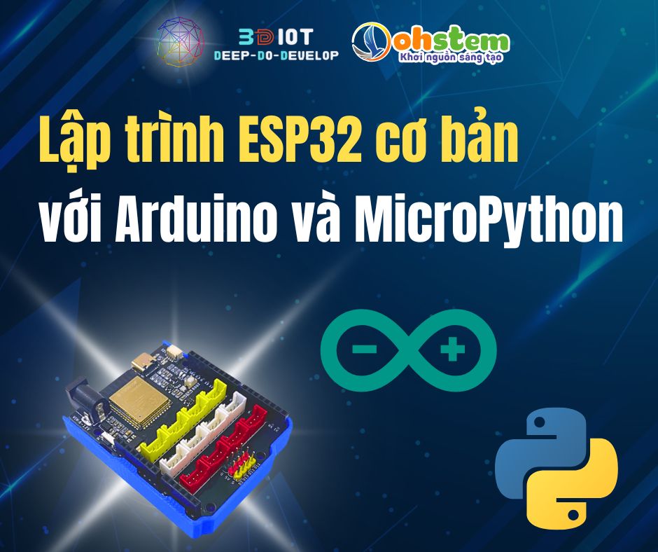 Lập trình ESP32 cơ bản với MicroPython
