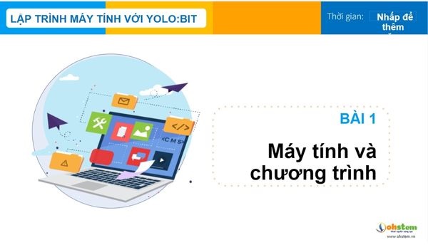 Giáo trình lập trình máy tính với Yolo:Bit