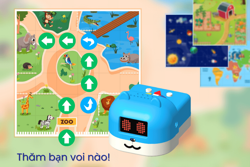 Tính năng của robot giáo dục mầm non Rio
