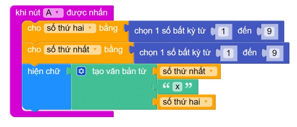 Gán giá trị ngẫu nhiên cho 2 biến