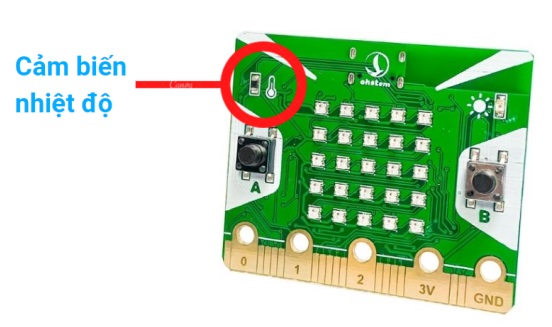 Cảm biến nhiệt độ làm máy nhiệt kế STEM