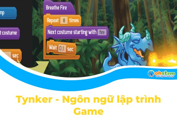 Ngôn ngữ lập trình cho trẻ em - Tynker