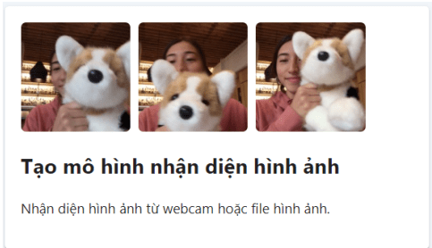 Chọn tạo mô hình nhận diện hình ảnh