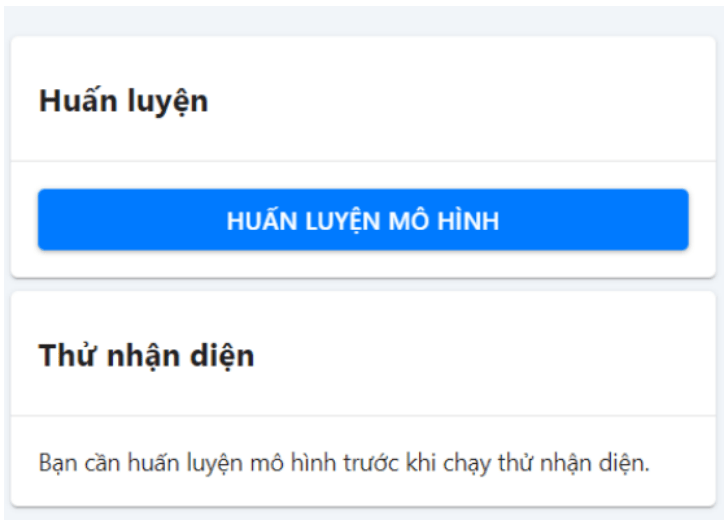 Huấn luyện mô hình