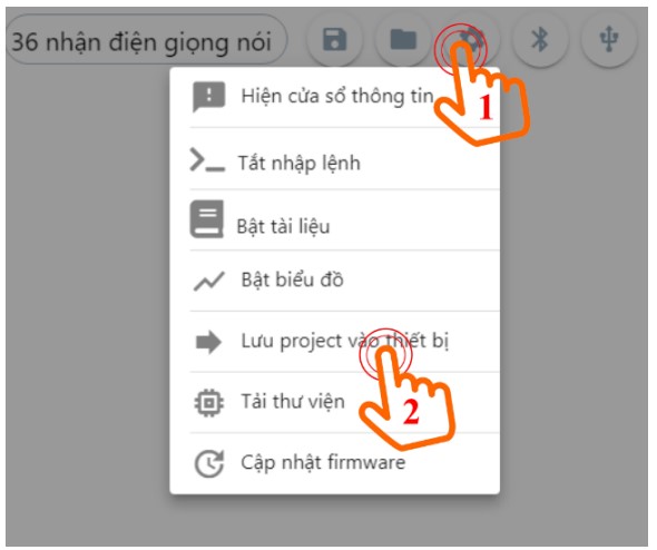  Lưu chương trình