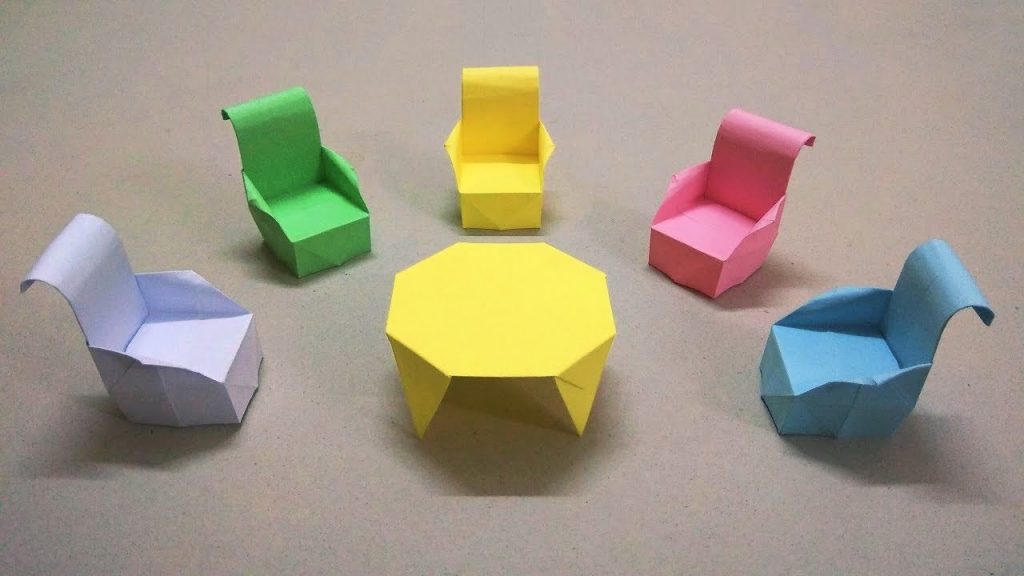 Sản phẩm STEM lớp 4 - Chế tạo ghế từ giấy