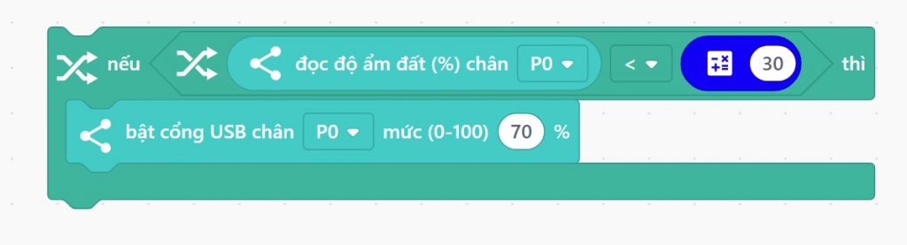 Sản phẩm STEM THCS vườn thông minh sử dụng Scratch