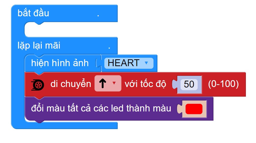 Tự học lập trình robot với ngôn ngữ khối lệnh