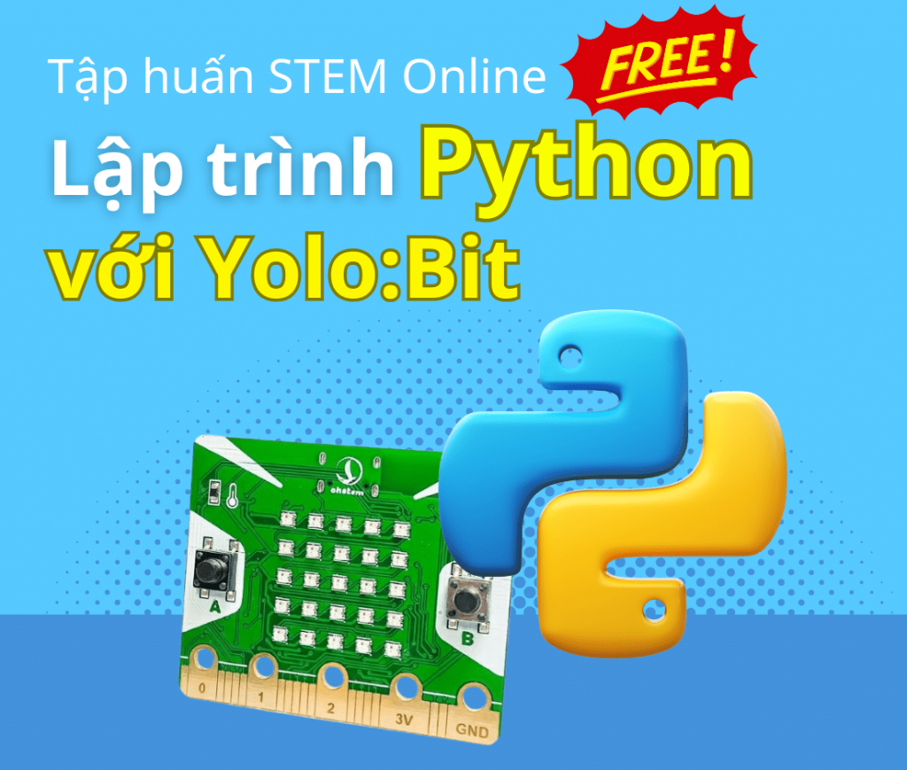 Tập huấn STEM về Python trên Yolo:Bit
