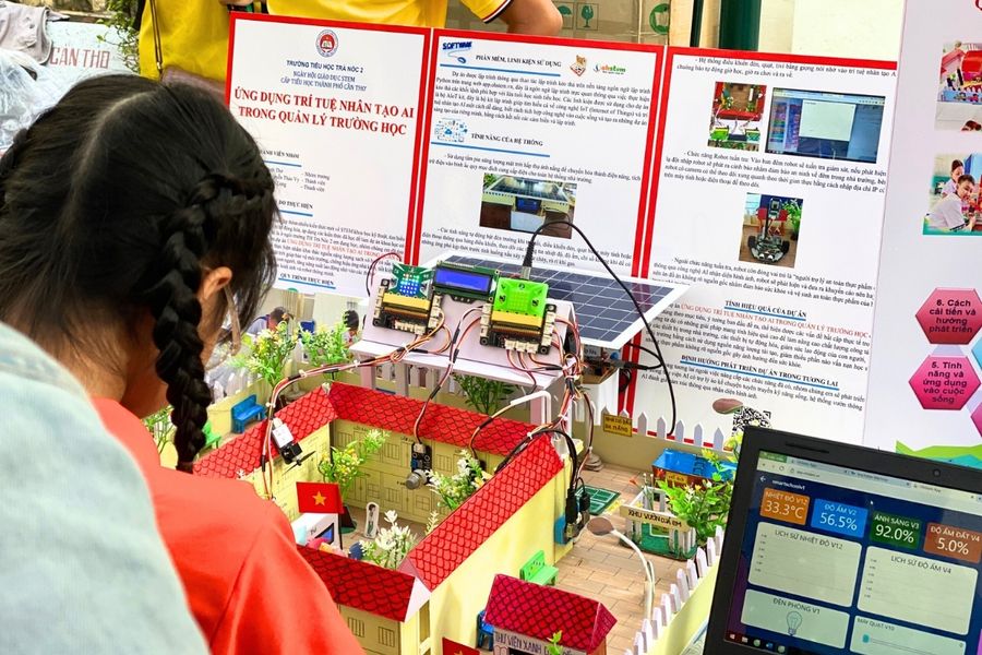 Hình ảnh tại Ngày hội STEM cấp tiểu học
