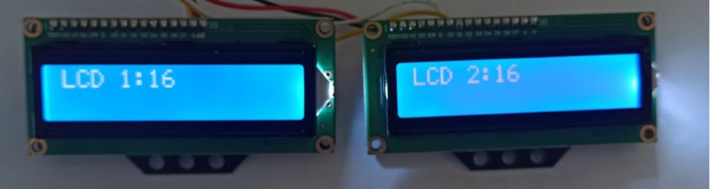 Demo cách dùng nhiều màn hình I2C LCD trên Yolo UNO