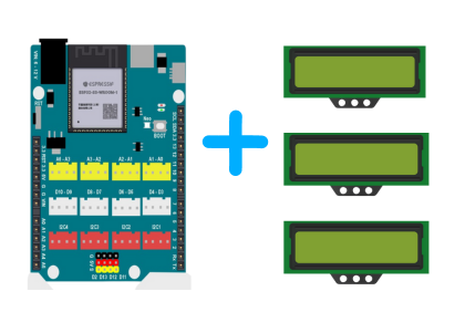 Hướng dẫn lập trình nhiều màn hình I2C với Yolo UNO