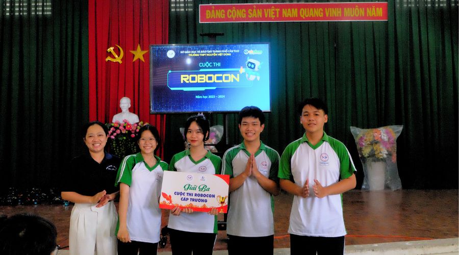 Tập huấn và thi đấu Robocon với ORC K3 do OhStem sản xuất tại Cần Thơ