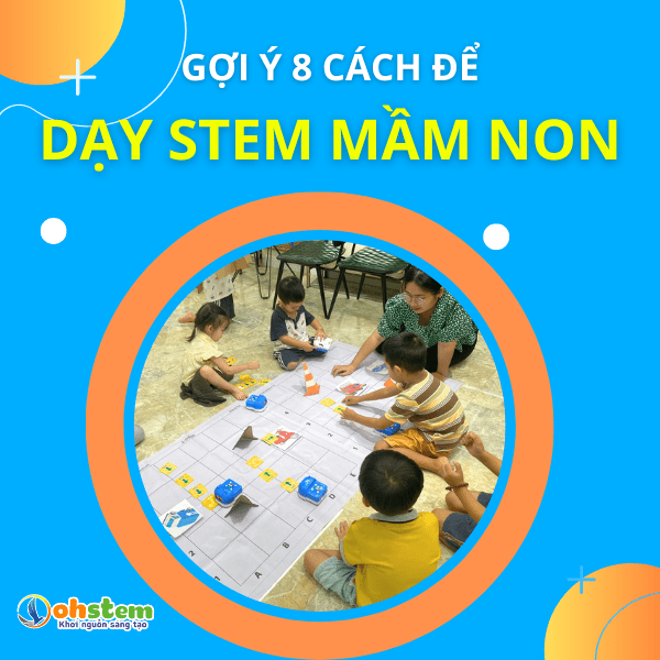 Hoạt động dạy STEM ở mầm non tại CLB OhStem với robot mầm non Rio
