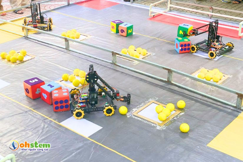 Giải đấu Robotics và gian hàng trải nghiệm tại Ngày hội Giáo dục và Khoa học - Sáng tạo Quận 5