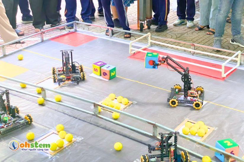 Giải đấu Robotics và gian hàng trải nghiệm tại Ngày hội Giáo dục và Khoa học - Sáng tạo Quận 5