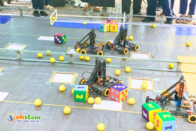 Giải đấu Robotics và gian hàng trải nghiệm tại Ngày hội Giáo dục và Khoa học - Sáng tạo Quận 5