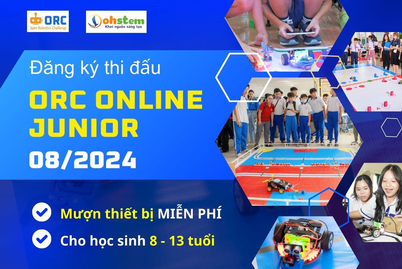 Giải đấu ORC Online Junior 08/2024